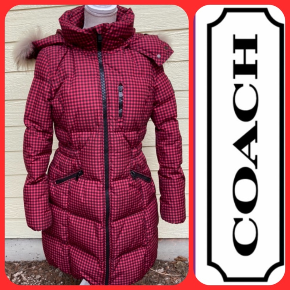 🔥RARE Luxurious Coach down jacket/coat